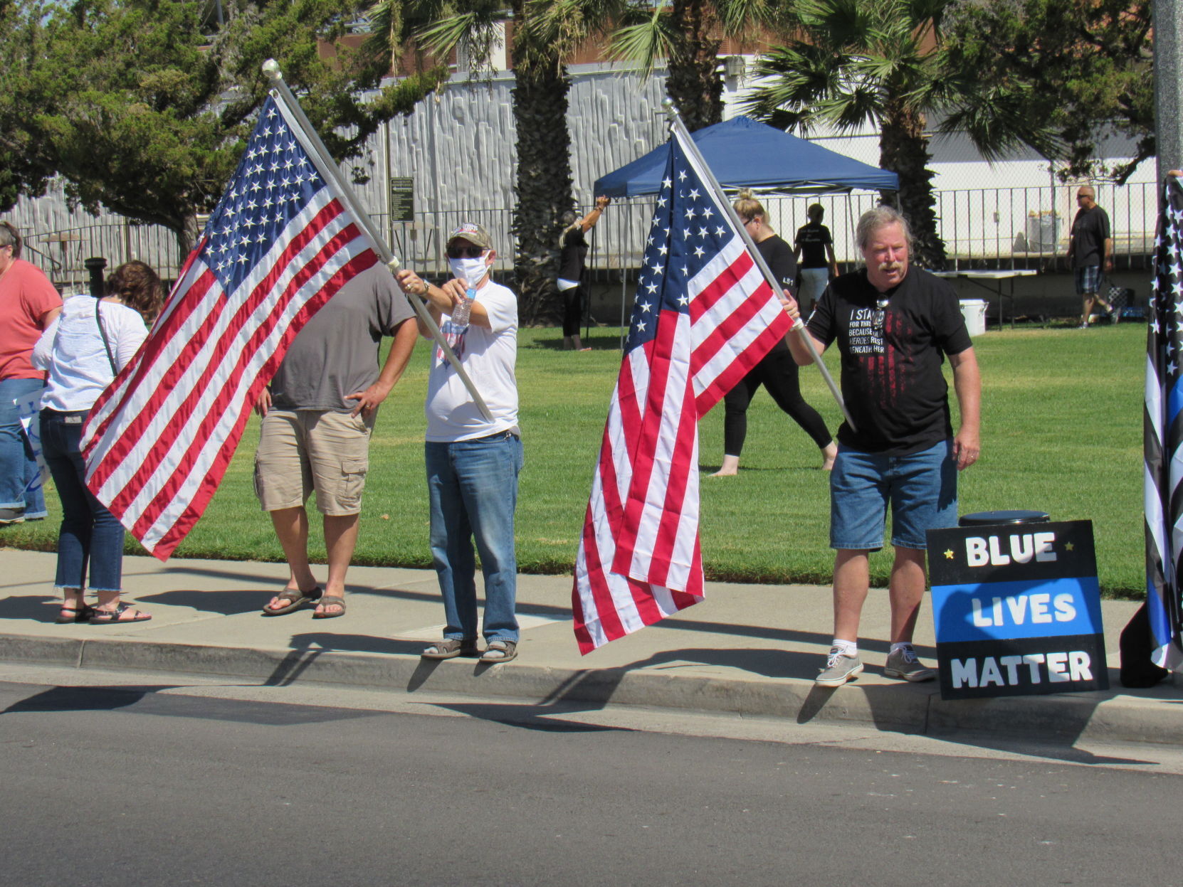 Back the Blue Rally